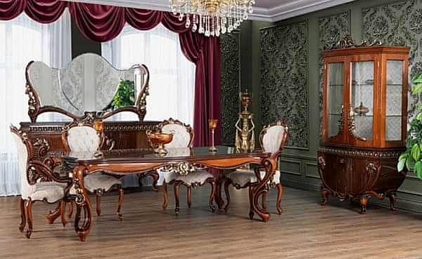 Turkey Classic Furniture - Luxury Furniture ModelsAntik Ceviz Classic Dining Room Set