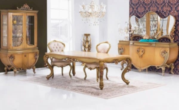 Turkey Classic Furniture - Luxury Furniture ModelsAntik Ceviz Classic Dining Room Set