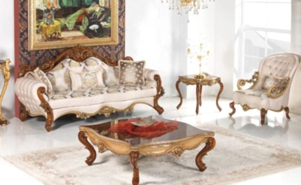 Turkey Classic Furniture - Luxury Furniture ModelsAntik Ceviz Classic Sofa Set