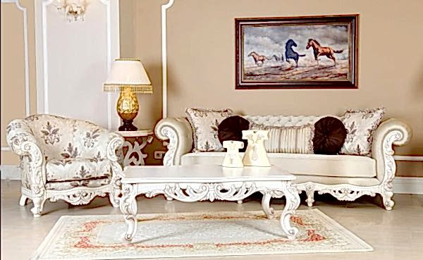 Turkey Classic Furniture - Luxury Furniture ModelsApolyon Classic Sofa Set