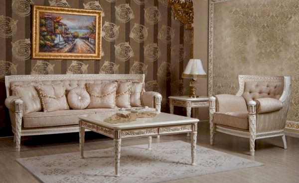 Turkey Classic Furniture - Luxury Furniture ModelsArtemis Classic Sofa Set