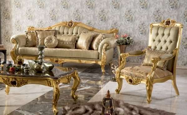 Turkey Classic Furniture - Luxury Furniture ModelsAsalet Classic Sofa Set