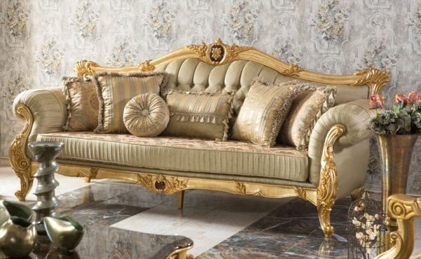 Turkey Classic Furniture - Luxury Furniture ModelsAsalet Classic Sofa Set