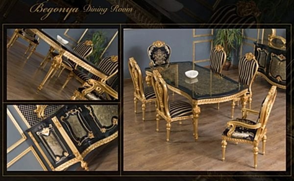 Turkey Classic Furniture - Luxury Furniture ModelsBegonya Classic Dining Room Set