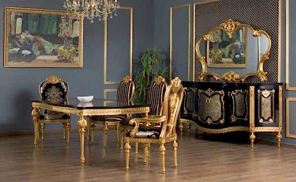 Turkey Classic Furniture - Luxury Furniture ModelsBegonya Classic Dining Room Set