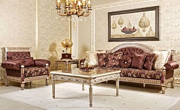 Turkey Classic Furniture - Luxury Furniture ModelsBelinda Classic Sofa Set