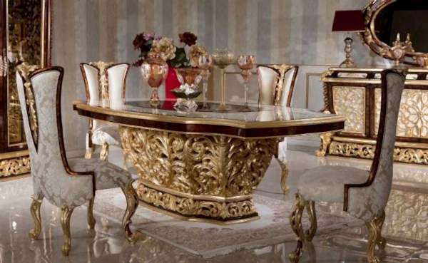 Turkey Classic Furniture - Luxury Furniture ModelsBenti Classic Dining Room Set