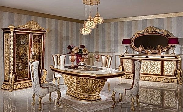 Turkey Classic Furniture - Luxury Furniture ModelsBenti Classic Dining Room Set