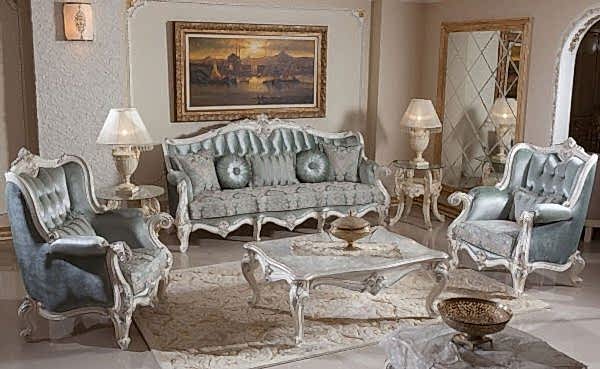 Turkey Classic Furniture - Luxury Furniture ModelsBergamo Classic Sofa Set