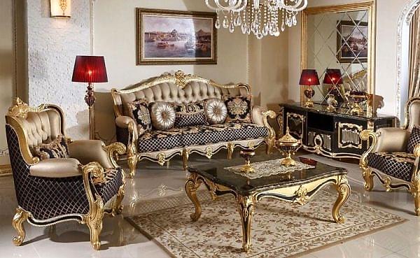 Turkey Classic Furniture - Luxury Furniture ModelsBergamo Classic Sofa Set