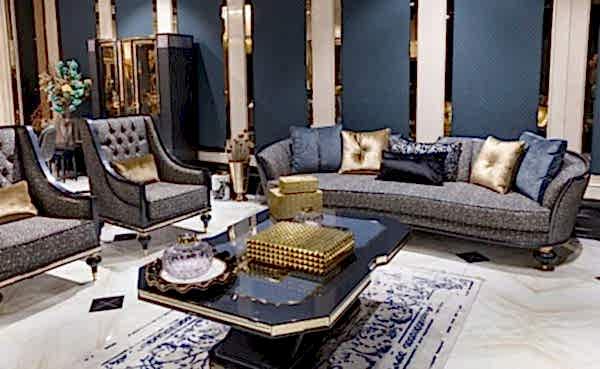 Turkey Classic Furniture - Luxury Furniture ModelsBeta Art Deco Sofa Set