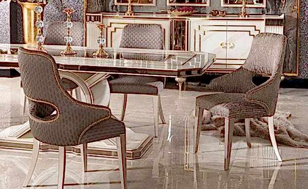 Turkey Classic Furniture - Luxury Furniture ModelsBeta Safir Art Deco Dining Room Set