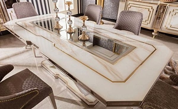 Turkey Classic Furniture - Luxury Furniture ModelsBeta Safir Art Deco Dining Room Set