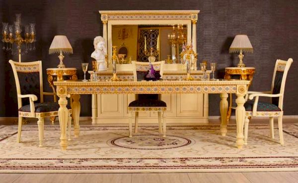 Turkey Classic Furniture - Luxury Furniture ModelsBianca Classic Dining Room Set