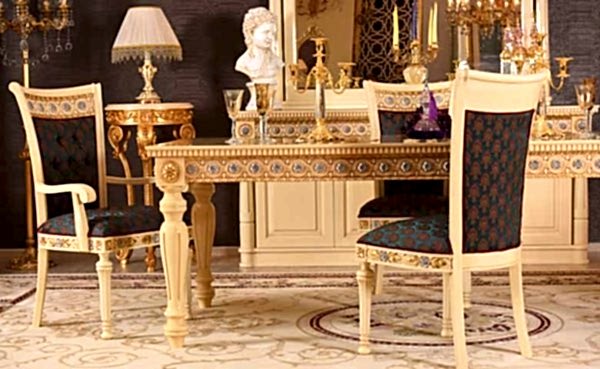 Turkey Classic Furniture - Luxury Furniture ModelsBianca Classic Dining Room Set