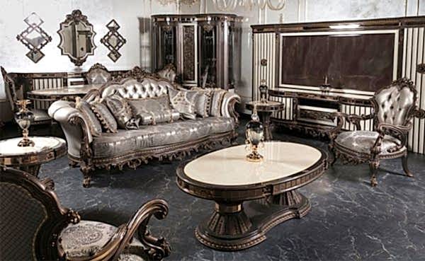 Turkey Classic Furniture - Luxury Furniture ModelsBihar Classic Sofa Set