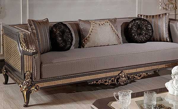 Turkey Classic Furniture - Luxury Furniture ModelsBlack Rose Classic Sofa Set