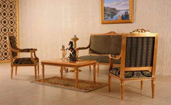 Turkey Classic Furniture - Luxury Furniture ModelsBurgaz Tea Set