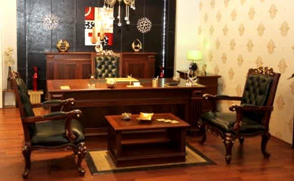 Turkey Classic Furniture - Luxury Furniture ModelsCunda Classic Office Furniture Set