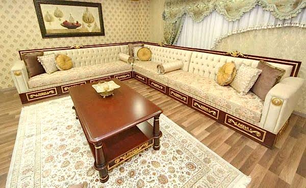 Turkey Classic Furniture - Luxury Furniture ModelsDoha Classic Corner Sofa Set