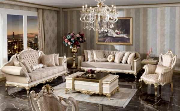 Turkey Classic Furniture - Luxury Furniture ModelsElita Sedef Sofa Set