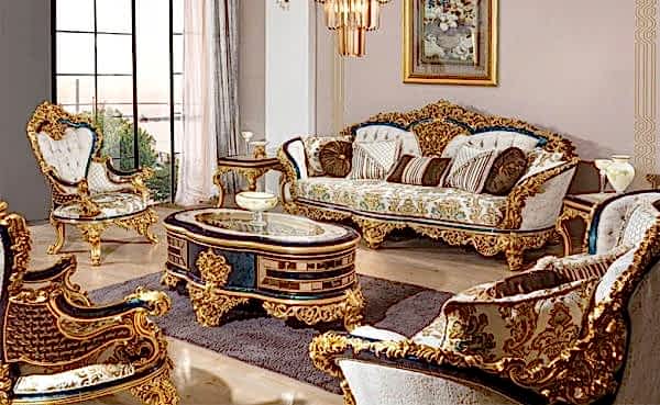 Turkey Classic Furniture - Luxury Furniture ModelsEster Classic Sofa Set