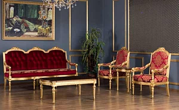 Turkey Classic Furniture - Luxury Furniture ModelsFabien Classic Sofa Set