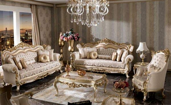 Turkey Classic Furniture - Luxury Furniture ModelsFenomen Gold Sofa Set