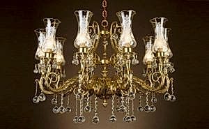 Turkey Classic Furniture - Luxury Furniture ModelsFivi Chandelier 10 Gold