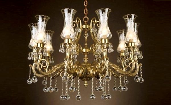 Turkey Classic Furniture - Luxury Furniture ModelsFivi Chandelier 10 Gold