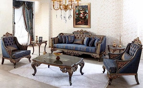 Turkey Classic Furniture - Luxury Furniture ModelsGüneş Art Deco Sofa Set