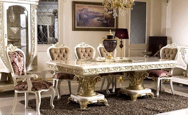 Turkey Classic Furniture - Luxury Furniture ModelsHisar Sedef Classic Dining Room Set