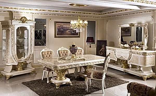 Turkey Classic Furniture - Luxury Furniture ModelsHisar Sedef Classic Dining Room Set