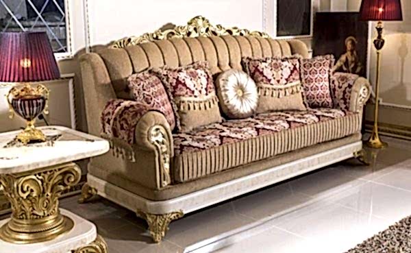 Turkey Classic Furniture - Luxury Furniture ModelsHisar Sedef Classic Sofa Set