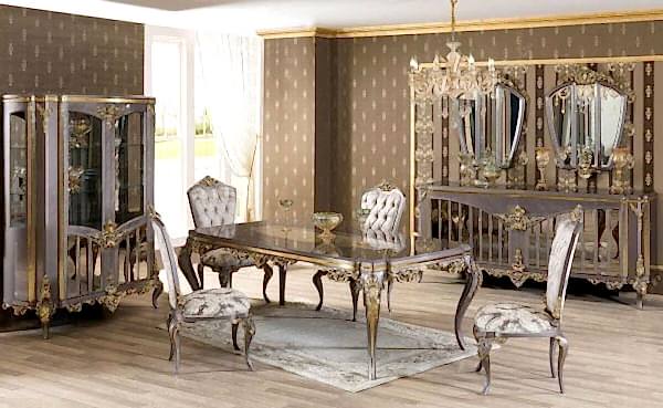 Turkey Classic Furniture - Luxury Furniture Modelsİzabel Classic Dining Room Set