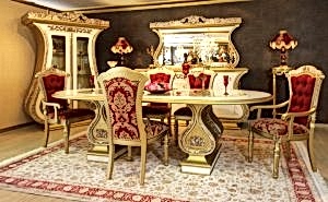 Turkey Classic Furniture - Luxury Furniture ModelsKapaletti Classic Dining Room Set