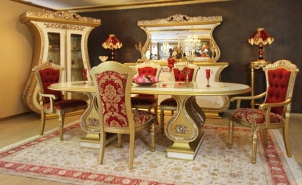 Turkey Classic Furniture - Luxury Furniture ModelsKapaletti Classic Dining Room Set