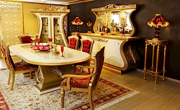 Turkey Classic Furniture - Luxury Furniture ModelsKapaletti Classic Dining Room Set