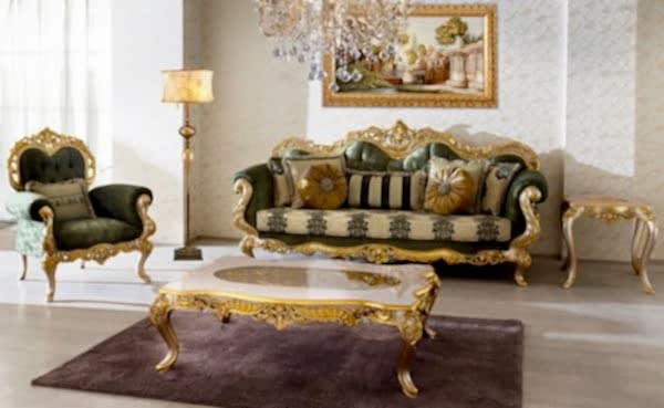 Turkey Classic Furniture - Luxury Furniture ModelsKarizma Classic Living Room Set