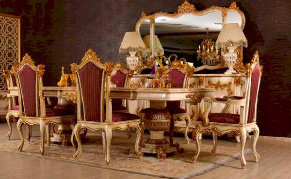 Turkey Classic Furniture - Luxury Furniture ModelsKarmen Classic Dining Room Set