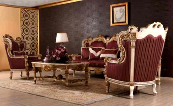 Turkey Classic Furniture - Luxury Furniture ModelsKarmen Classic Sofa Set