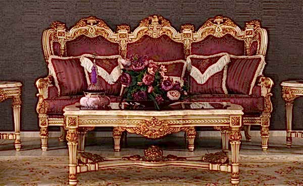 Turkey Classic Furniture - Luxury Furniture ModelsKarmen Classic Sofa Set