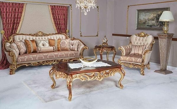 Turkey Classic Furniture - Luxury Furniture ModelsKral Classic Sofa Set