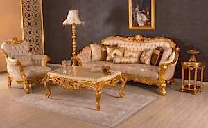 Turkey Classic Furniture - Luxury Furniture ModelsKral Classic Sofa Set