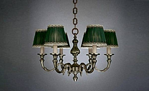 Turkey Classic Furniture - Luxury Furniture ModelsLampshade Chandelier 6 Antique