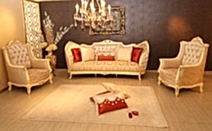 Turkey Classic Furniture - Luxury Furniture ModelsLeydi Classic Living Room Set