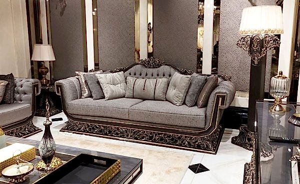 Turkey Classic Furniture - Luxury Furniture ModelsMarin Classic Living Room Set