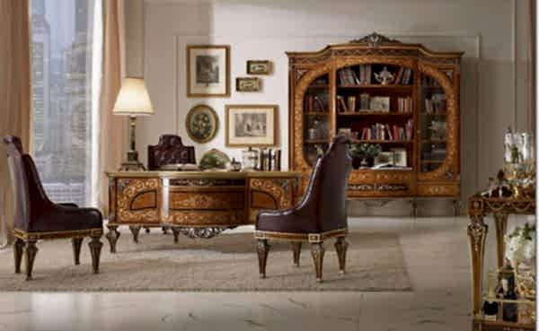 Turkey Classic Furniture - Luxury Furniture ModelsMarkuteri Classic Office Furniture Set