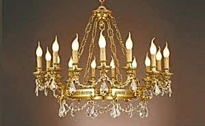 Turkey Classic Furniture - Luxury Furniture ModelsMenoetius Chandelier 15 Gold