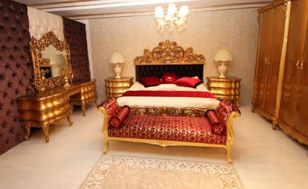 Turkey Classic Furniture - Luxury Furniture ModelsMiami Golden Bedroom Set